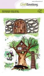 CraftEmotions Silikon Stempel Set A6 4tlg. - Zauberwald 1 by Carla Creaties 