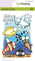 CraftEmotions Silikon Stempel Set A6 7tlg. - Ozean 5 by Carla Creaties 