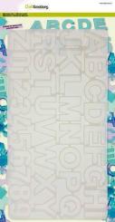 CraftEmotions Silikonform Alphabet 4cm 35,5x19cm 