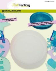 CraftEmotions Silikonform Untersetzer rund 8cm 