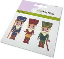 CraftEmotions Stanz- und Prägeschablone 14tlg - Nussknackersoldat 