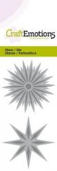 CraftEmotions Stanz- und Prägeschablone 2tlg - Fantasie Stern 