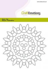 CraftEmotions Stanz- und Prägeschablone 3tlg - Art Rahmen Rund 