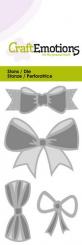 CraftEmotions Stanz- und Prägeschablone 4tlg - Schleife 