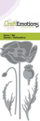 CraftEmotions Stanz- und Prägeschablone - Mohnblume 