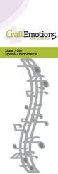 CraftEmotions Stanz- und Prägeschablone - Musik Noten 