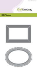 CraftEmotions Stanz- und Prägeschablone - Rahmen 2 