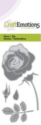 CraftEmotions Stanz- und Prägeschablone - Rose 
