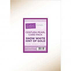 Crafter's Companion Centura Pearl A4 310g/m² - Snow White Gold - 50 Blatt 