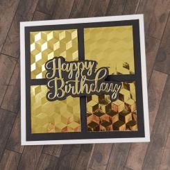 Crafter's Companion Gemini 3D Prägefolder (10.6 x 15cm) - Isometric Würfel 