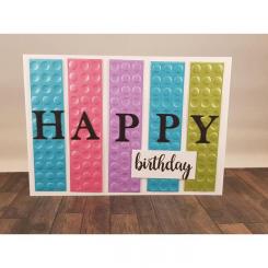 Crafter's Companion Gemini 3D Prägefolder (10.6 x 15cm) - Punkte und Quadrate 