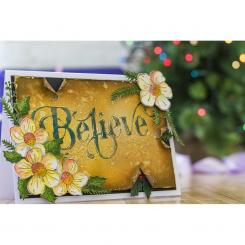 Crafter's Companion Gemini 3D Prägefolder (12,7 x 17,9cm) - Believe 