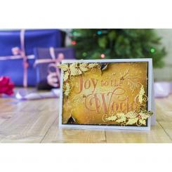 Crafter's Companion Gemini 3D Prägefolder (12,7 x 17,9cm) - Joy to the World 