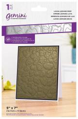Crafter's Companion Gemini 3D Prägefolder (12,7 x 17,9cm) - Lavish Leopard Print 