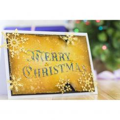 Crafter's Companion Gemini 3D Prägefolder (12,7 x 17,9cm) - Merry Christmas 