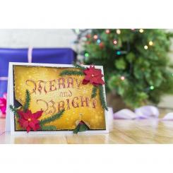 Crafter's Companion Gemini 3D Prägefolder (12,7 x 17,9cm) - Merry and Bright 