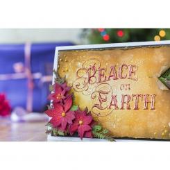 Crafter's Companion Gemini 3D Prägefolder (12,7 x 17,9cm) - Peace on Earth 
