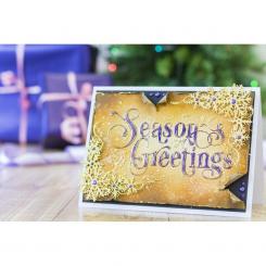 Crafter's Companion Gemini 3D Prägefolder (12,7 x 17,9cm) - Season's Greetings 