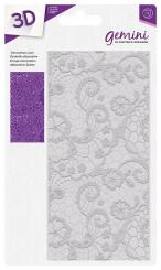 Crafter's Companion Gemini 3D Prägefolder (7 x 14,6cm) - Dekorative Spitze 