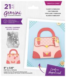 Crafter's Companion Gemini Stanzschablone Create-a-Card - Handtasche 