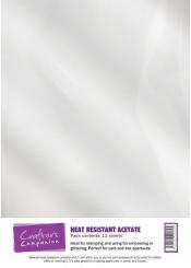 Crafter's Companion Printable Hitze Resistant Acetate (Transparente Folie)- DINA4 - 12 Blatt 
