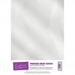 Crafter's Companion Printable Inkjet Acetate (Transparente Folie)- DINA4 - 8 Blatt 