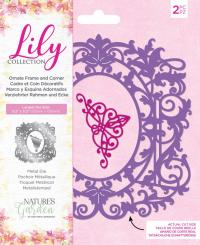 Crafter's Companion Stanzschablone - Lily Collection - Verzierter Rahmen 