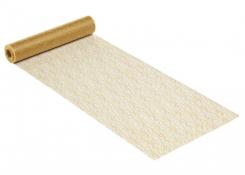 CreaPop Crackle Vlies  u. Tischläufer 28cm x 1m, gold 