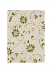 CreaPop Deko-Stoff Blumen-Design olive 29cm x 1m 