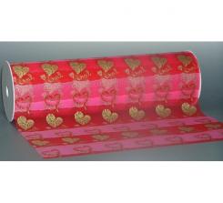 CreaPop Deko-Stoff Herzen 29cm x 1m 