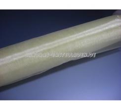 CreaPop Deko-Stoff Organza Uni Creme 29cm x 1m 