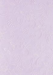 CreaPop Deko-Stoff Ornament-Blüten rosa-weiss 29cm x 1m 