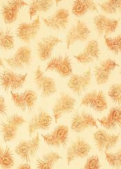 CreaPop Deko-Stoff Pfauenauge kupfer 29cm x 1m 