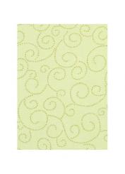 CreaPop Deko-Stoff Punkte-Design grün 29cm x 1m 