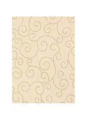 CreaPop Deko-Stoff Punkte-Design weiss 29cm x 1m 