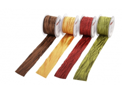 CreaPop Fripe Dekoband u. Tischband 5cm x 1m bordeaux 