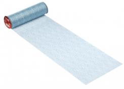 CreaPop Metallic-Crackle Vlies  u. Tischläufer 28cm x 1m, Türkis 