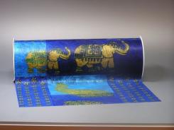 CreaPop Vlies Elefant blau 25cm x 1m 