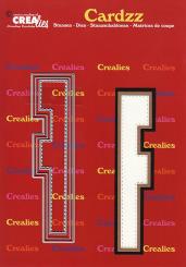 Crealies Cardzz Stanzschablone 3tlg. No.406 - Alphabet - F - 