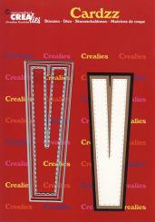 Crealies Cardzz Stanzschablone 3tlg. No.422 - Alphabet - V - 