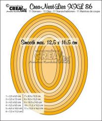 Crealies Crea-Nest-Lies XXL no. 86 Stanzschablone Oval 