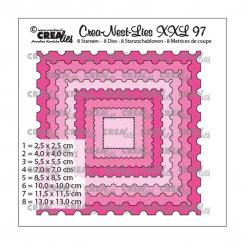 Crealies Crea-Nest-Lies XXL no. 97 Stanzschablone Briefmarke quadratisch 