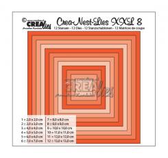 Crealies Crea-nest-Lies XXL no. 8  Stanzschablone Quadrat basis 