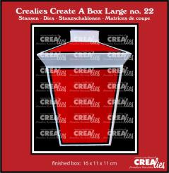 Crealies Create A Box Large no. 22 Laterne 
