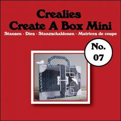 Crealies Create A Box Mini Stanzschablone no. 7 Koffer 