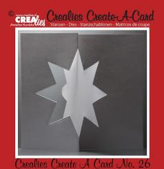 Crealies Create A Card no. 26 Stanzschablone für Karte 