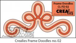 Crealies Frame Doodles no. 2 Stanzschablone Ornament Ecke 