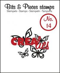 Crealies Silikon-Stempel Bits & Pieces Nr. 14 „Schmetterlinge“ 1-teilig 