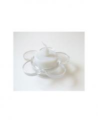 Creapop Glasteelichthalter Blume klar Ø 11cm 