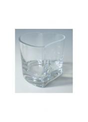 Creapop Glasteelichthalter Herz groß, klar H:11cm 